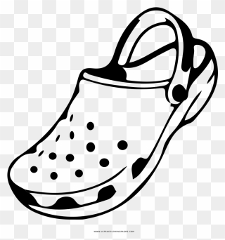 Croc Shoe For Coloring Coloring Pages