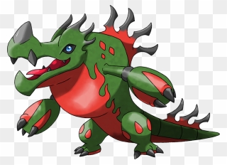 Swamp Clipart Crocodile Swamp - Pokémon Pyrodile - Png Download
