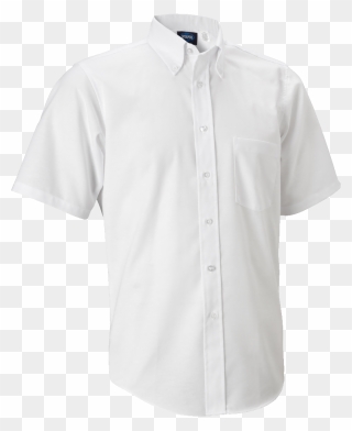 Transparent Dress Up Clothes Clipart - Plain White Golf Shirts - Png Download