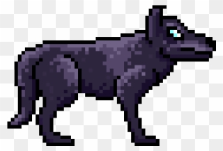 Wolf Pixel Art Clipart