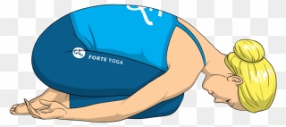 Child Pose Yoga Png Clipart