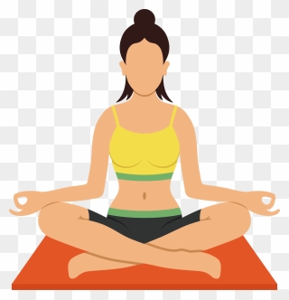 Instructor Clip Art Meditation - Yoga Instructor Clipart Png Transparent Png