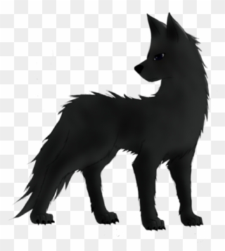 Black Wolf Drawing Easy Clipart
