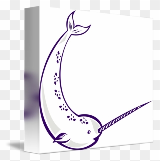 Clipart Whale Unicorn - Narwhal - Png Download