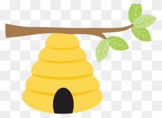 Beehive Tags Cliparts - Bee Hive Clipart Png Transparent Png