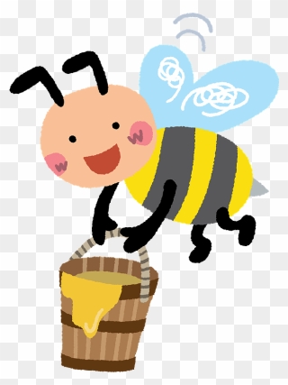 Honey Bee Insect Clipart - 花 の 蜜 イラスト - Png Download
