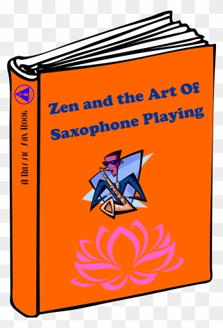 Zen And The Art Of Saxophone Playing, Lotus Flower, - Blank Book Cover Clipart - Png Download