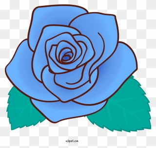 Transparent Flowers Rose Blue Rose Blue For Rose For - Blue Rose Clipart - Png Download
