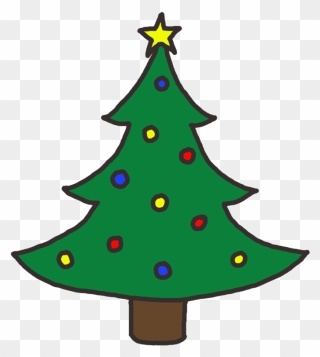 Clipart Christmas Tree - Png Download
