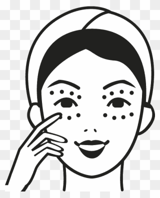 Acne Prone Skin Drawing Clipart