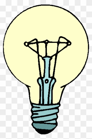 Onlinelabels Clip Art - Light Bulb Clipart - Png Download