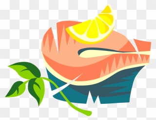 Clipart Fish Or Steak Png Stock Salmon Fish Steak With Transparent Png