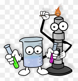 Lab Clipart Physical Science - Bunsen Burner Safety Cartoon - Png Download