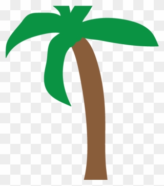Palm Tree Clip Art Free Free Palm Tree Clipart For - Palm Trees Clipart Clear Backgrounds - Png Download