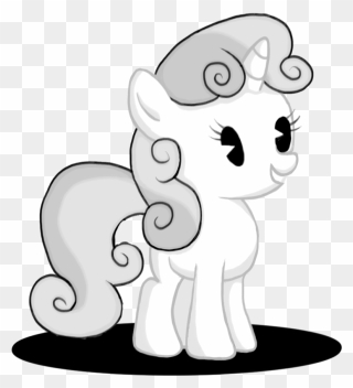 Drawing Friendship Black And White - My Little Pony: Friendship Is Magic Clipart