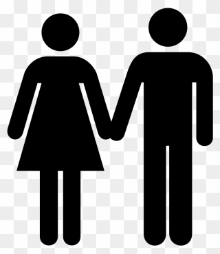 Man And Woman Icon Svg Clip Arts - Man And Woman Icon Png Transparent Png