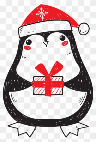 Christmas Penguin Clipart - Днем Ангела Оксана Українською - Png Download