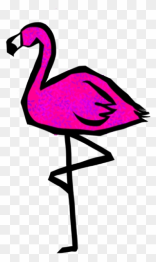 #art #original #flamingo #animal #bird #pink #purple - Greater Flamingo Clipart