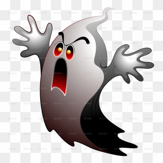 Ghost, Halloween Party Stickers Poster Frame Bluedarkat - Halloween Png Personagens Fantasma Clipart