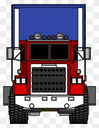 Industrial Truck Big Truck Clipart Png Image Front - Truck Front View Clipart Transparent Png
