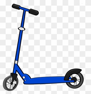 Scooter Clipart Transparent, Scooter Transparent Transparent - Scooter Clipart - Png Download