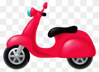 E Clipart Scooter - Clipart Transport Scooter - Png Download