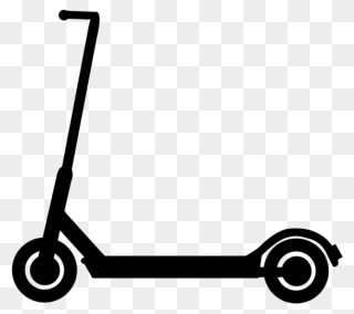 Wheel,line,vehicle - Jetson Breeze Electric Scooter Clipart