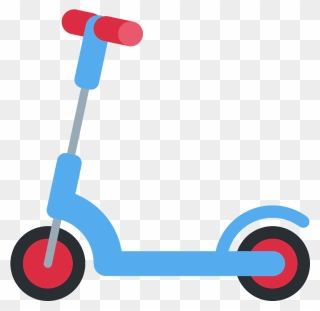 Kick Scooter Emoji Clipart - Scooter Emoji - Png Download