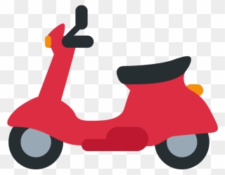 Motor Scooter Emoji Clipart - Png Download