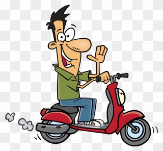 Scooter Steve Clipart