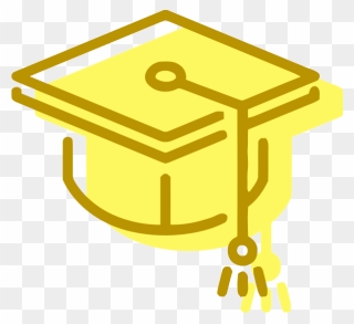 Graduation Hat Png Yellow Clipart