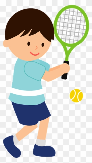 Tennis Sports Boy Clipart - Sport Clipart Tennis - Png Download