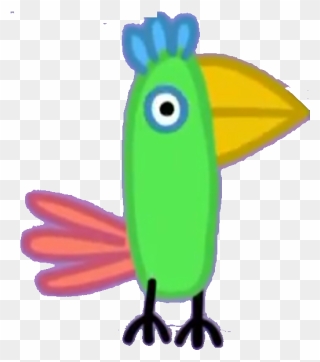 Peppa Pig Wiki - Polly Parrot Peppa Pig Png Clipart
