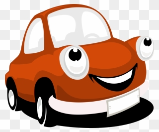 Clipart Cars Orange - Vector Cartoon Car Png Transparent Png