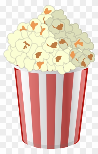 Transparent Clipart Of Popcorn - Transparent Background Pop Corn Popcorn - Png Download