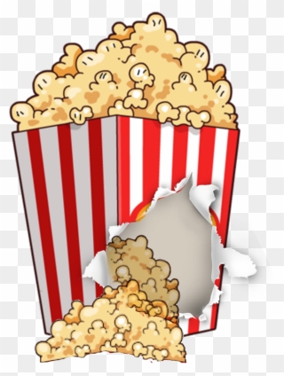 #beyremhlely #popcorns #popcorn - Transparent Background Popcorn Clipart - Png Download