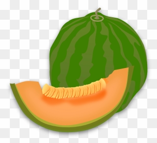 Yummy Melon Clip Art At Clker - Melon Cartoon Png Transparent Png