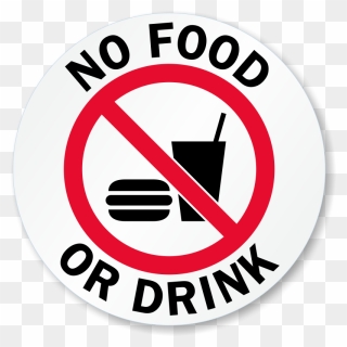 Thumb Image - No Food Or Drink Sign Transparent Clipart