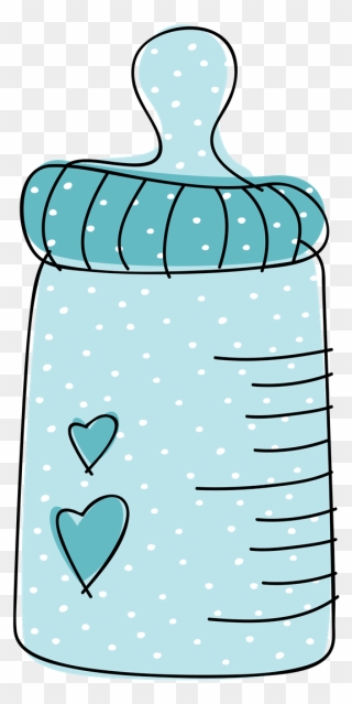 Baby Boy Bottle Clipart - Png Download