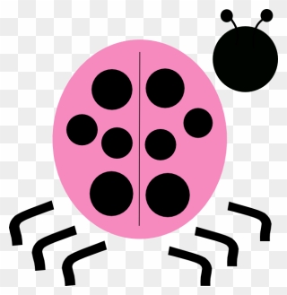 Pink Ladybug Clip Art At Clker - Clip Art - Png Download