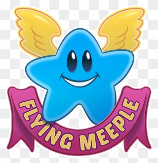 Face Clipart Guinea Pig - Flying Meeple Logo - Png Download