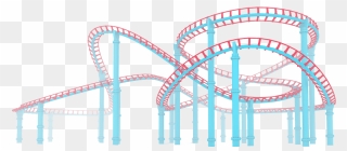 Transparent Rollercoaster Png - Transparent Background Roller Coaster Png Clipart