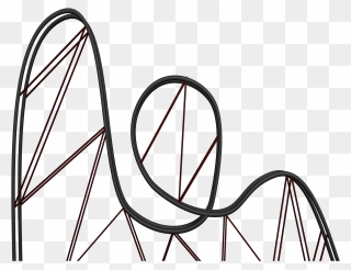 Index Of /mike/levels Mike/rollercoaster - Silhouette Roller Coaster Png Clipart