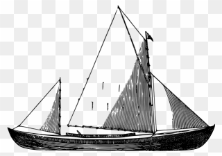 Boat Drawing - Sail Clipart
