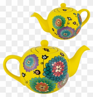 Transparent Teapot And Cup Clipart - Png Download