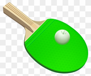 Ping Pong Racket And Ball Png Clip Art Image Transparent Png