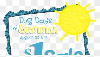 Dog Days Of Summer Clipart Clipart Freeuse Library - Png Download