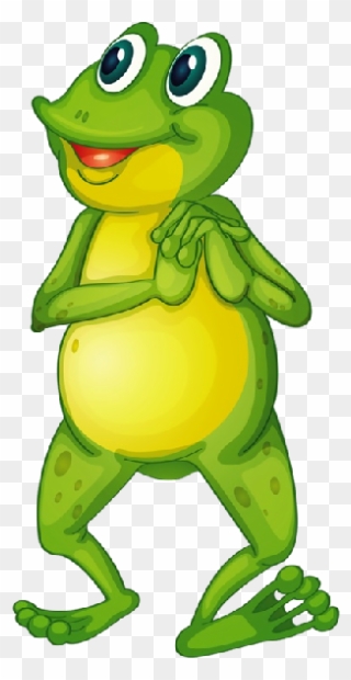 Frogs Clipart Turtle - Frog Painted Png Transparent Png