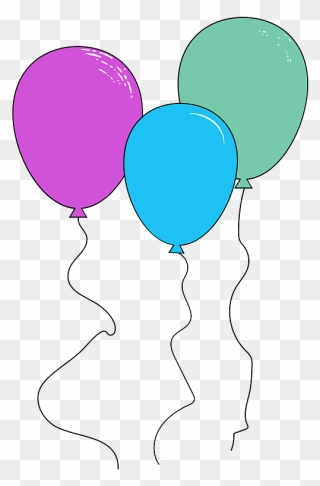 Untitled 1 Balloons V2 Clipart - Vector Globos Png Transparent Png
