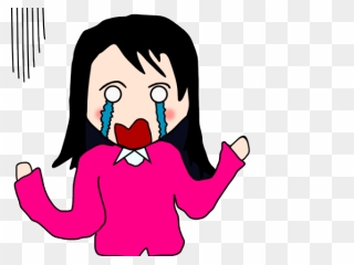 Transparent Girl Crying Png - Clipart Of Crying Girl